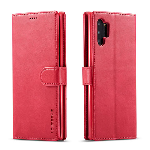 Custodia Portafoglio In Pelle Cover con Supporto LC1 per Samsung Galaxy M32 5G Rosa Caldo