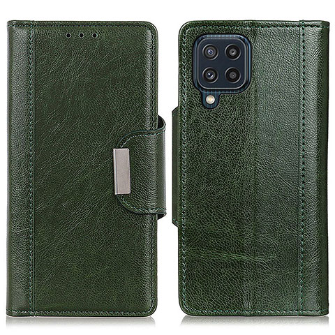 Custodia Portafoglio In Pelle Cover con Supporto M01L per Samsung Galaxy M32 4G Verde