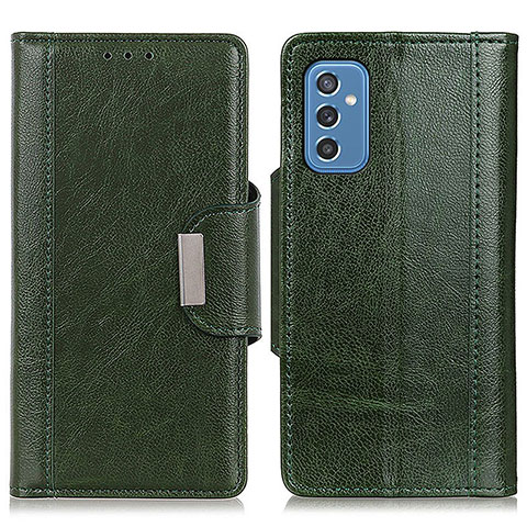 Custodia Portafoglio In Pelle Cover con Supporto M01L per Samsung Galaxy M52 5G Verde