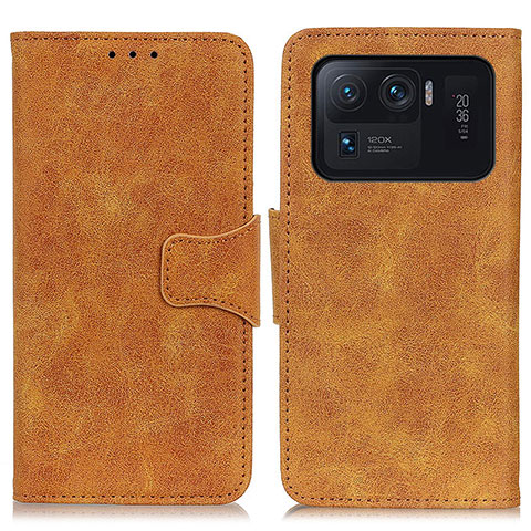 Custodia Portafoglio In Pelle Cover con Supporto M03L per Xiaomi Mi 11 Ultra 5G Khaki