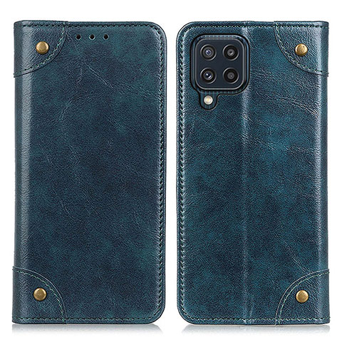Custodia Portafoglio In Pelle Cover con Supporto M04L per Samsung Galaxy M32 4G Blu