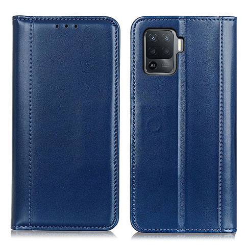 Custodia Portafoglio In Pelle Cover con Supporto M05L per Oppo A94 4G Blu