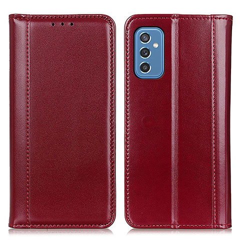 Custodia Portafoglio In Pelle Cover con Supporto M05L per Samsung Galaxy M52 5G Rosso