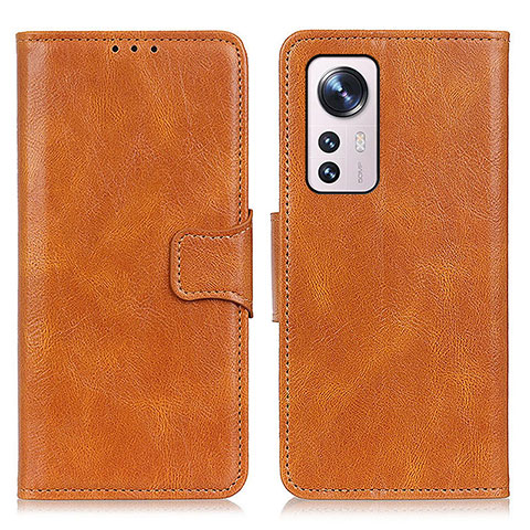 Custodia Portafoglio In Pelle Cover con Supporto M06L per Xiaomi Mi 12S 5G Arancione