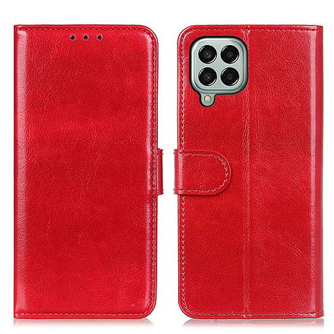 Custodia Portafoglio In Pelle Cover con Supporto M07L per Samsung Galaxy M33 5G Rosso