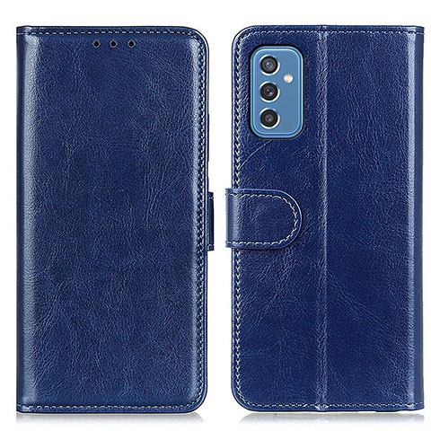 Custodia Portafoglio In Pelle Cover con Supporto M07L per Samsung Galaxy M52 5G Blu