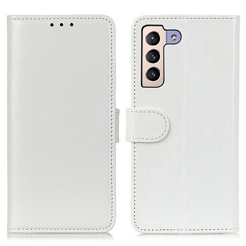Custodia Portafoglio In Pelle Cover con Supporto M07L per Samsung Galaxy S21 5G Bianco