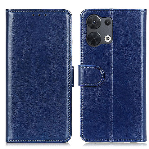 Custodia Portafoglio In Pelle Cover con Supporto M07L per Xiaomi Redmi Note 13 5G Blu