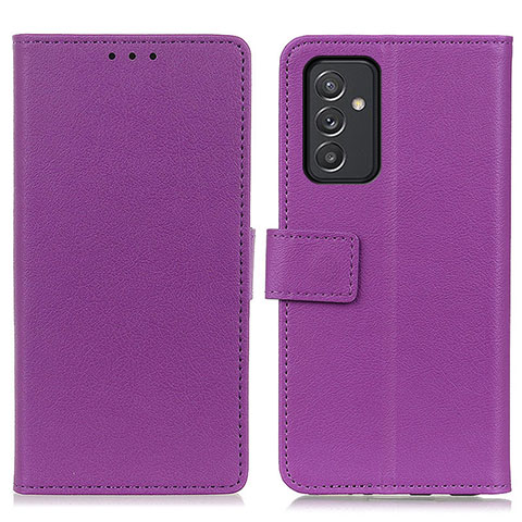 Custodia Portafoglio In Pelle Cover con Supporto M08L per Samsung Galaxy Quantum2 5G Viola