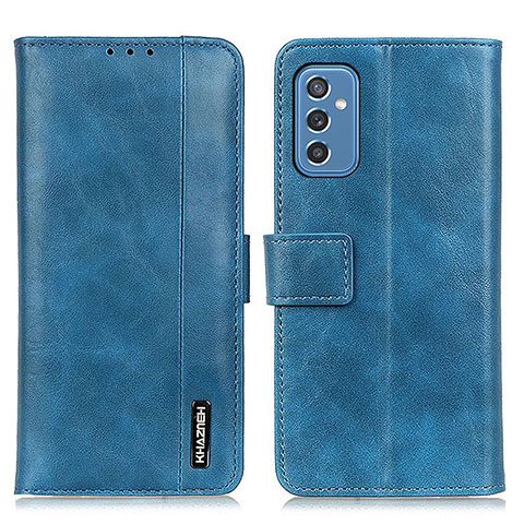 Custodia Portafoglio In Pelle Cover con Supporto M11L per Samsung Galaxy M52 5G Blu