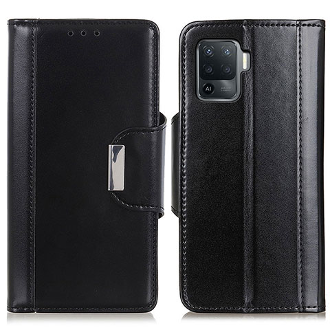 Custodia Portafoglio In Pelle Cover con Supporto M13L per Oppo A94 4G Nero