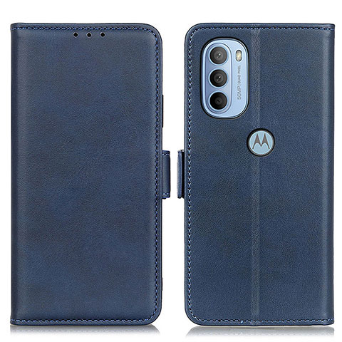 Custodia Portafoglio In Pelle Cover con Supporto M15L per Motorola Moto G31 Blu