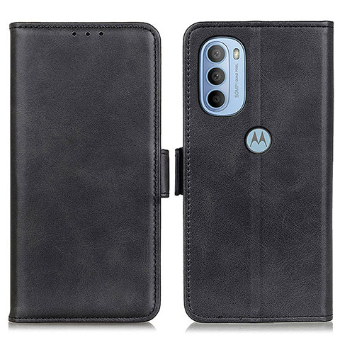 Custodia Portafoglio In Pelle Cover con Supporto M15L per Motorola Moto G31 Nero