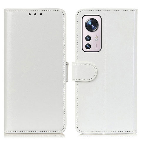 Custodia Portafoglio In Pelle Cover con Supporto M15L per Xiaomi Mi 12X 5G Bianco