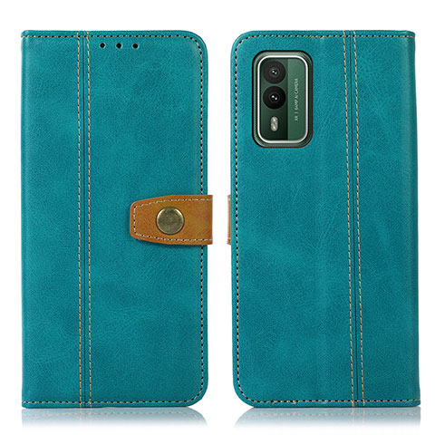 Custodia Portafoglio In Pelle Cover con Supporto M16L per Nokia XR21 Verde