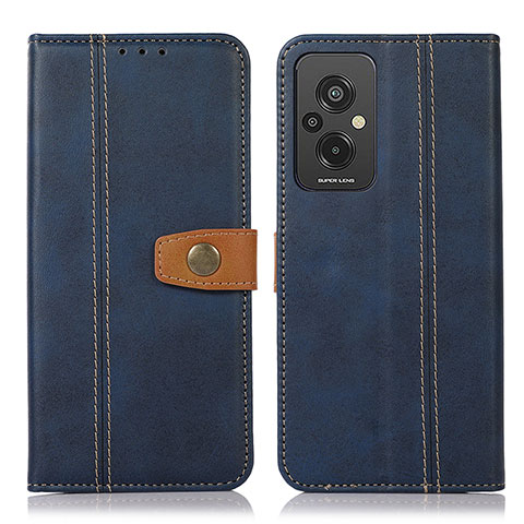 Custodia Portafoglio In Pelle Cover con Supporto M16L per Xiaomi Redmi 11 Prime 4G Blu