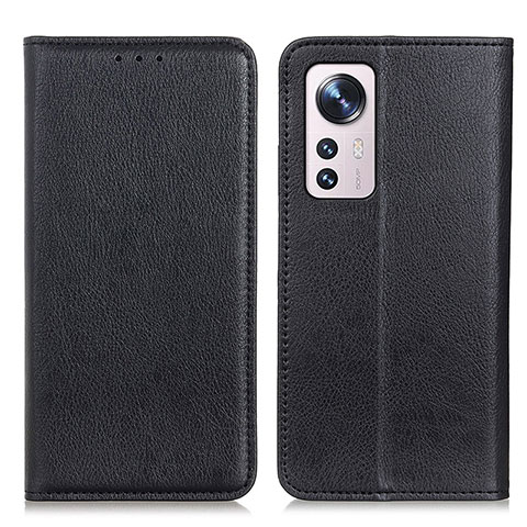 Custodia Portafoglio In Pelle Cover con Supporto N01P per Xiaomi Mi 12 Lite 5G Nero