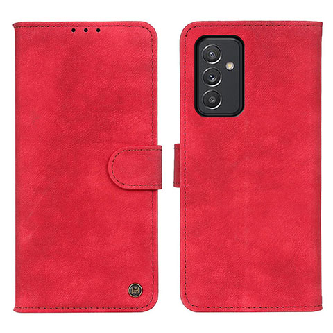 Custodia Portafoglio In Pelle Cover con Supporto N03P per Samsung Galaxy A05s Rosso