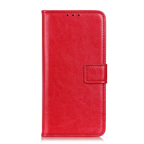 Custodia Portafoglio In Pelle Cover con Supporto N05 per Huawei P40 Pro+ Plus Rosso