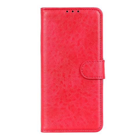 Custodia Portafoglio In Pelle Cover con Supporto N05 per Huawei P40 Rosso