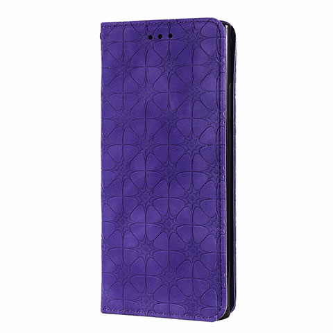 Custodia Portafoglio In Pelle Cover con Supporto N06 per Samsung Galaxy Note 20 Ultra 5G Viola