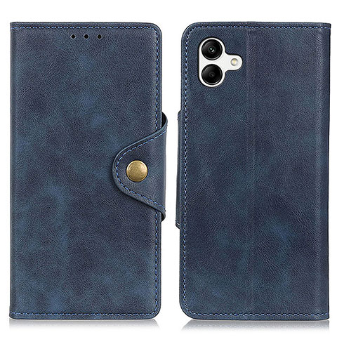 Custodia Portafoglio In Pelle Cover con Supporto N06P per Samsung Galaxy M04 Blu