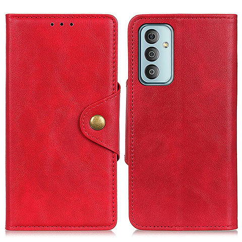 Custodia Portafoglio In Pelle Cover con Supporto N06P per Samsung Galaxy M13 4G Rosso