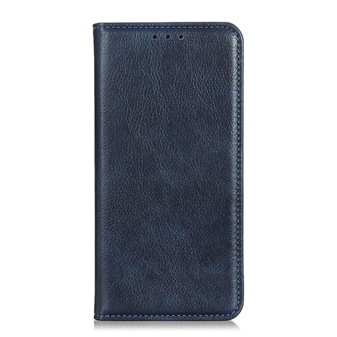 Custodia Portafoglio In Pelle Cover con Supporto per Alcatel 3 (2019) Blu