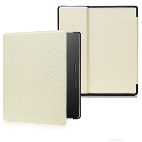 Custodia Portafoglio In Pelle Cover con Supporto per Amazon Kindle Oasis 7 inch Oro