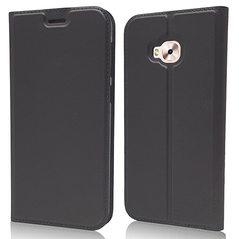 Custodia Portafoglio In Pelle Cover con Supporto per Asus Zenfone 4 Selfie ZD553KL Nero