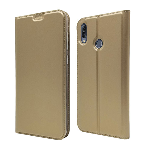 Custodia Portafoglio In Pelle Cover con Supporto per Asus Zenfone Max M2 ZB633KL Oro