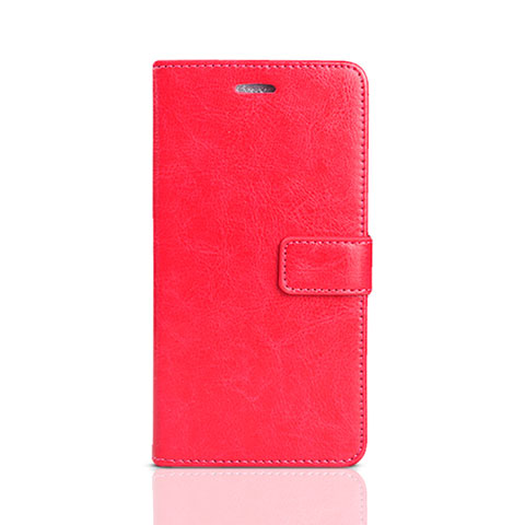 Custodia Portafoglio In Pelle Cover con Supporto per Huawei Enjoy 8e Lite Rosso