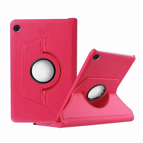 Custodia Portafoglio In Pelle Cover con Supporto per Huawei MatePad T 8 Rosa Caldo