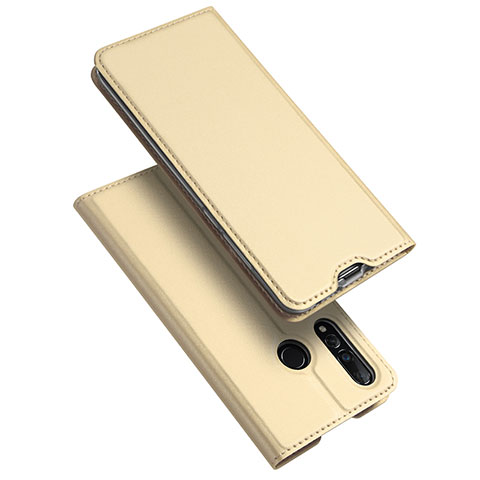 Custodia Portafoglio In Pelle Cover con Supporto per Huawei Nova 4 Oro