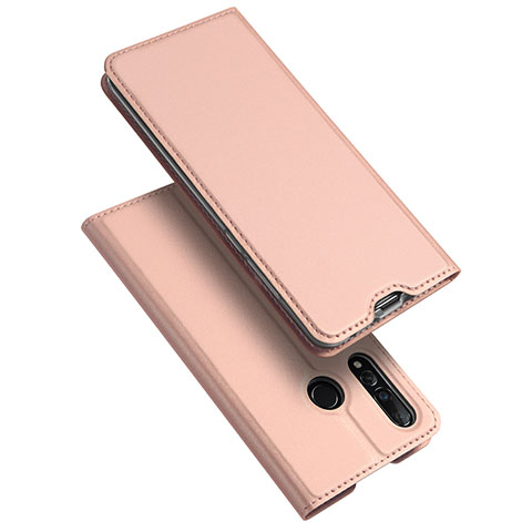 Custodia Portafoglio In Pelle Cover con Supporto per Huawei Nova 4 Oro Rosa