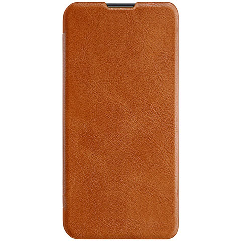 Custodia Portafoglio In Pelle Cover con Supporto per Huawei P Smart+ Plus (2019) Marrone