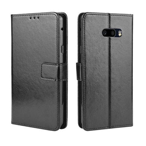 Custodia Portafoglio In Pelle Cover con Supporto per LG G8X ThinQ Nero