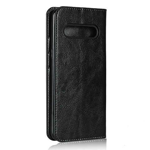 Custodia Portafoglio In Pelle Cover con Supporto per LG V60 ThinQ 5G Nero