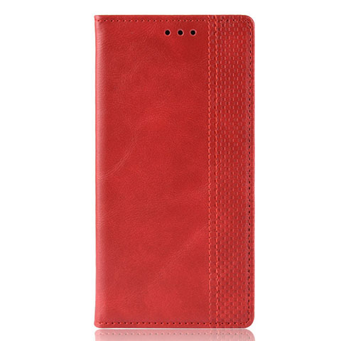 Custodia Portafoglio In Pelle Cover con Supporto per Motorola Moto G Stylus Rosso