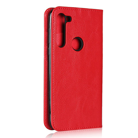 Custodia Portafoglio In Pelle Cover con Supporto per Motorola Moto G8 Power Rosso