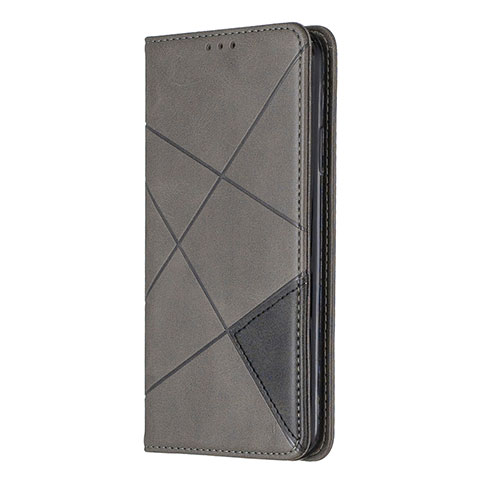 Custodia Portafoglio In Pelle Cover con Supporto per Nokia 5.3 Grigio