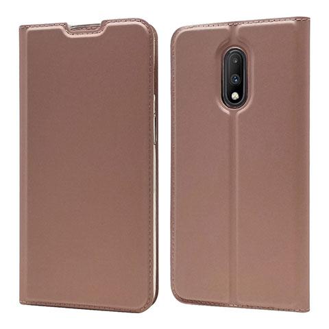 Custodia Portafoglio In Pelle Cover con Supporto per OnePlus 7 Oro Rosa