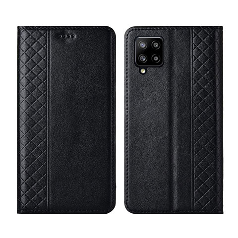 Custodia Portafoglio In Pelle Cover con Supporto per Samsung Galaxy A42 5G Nero