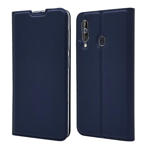 Custodia Portafoglio In Pelle Cover con Supporto per Samsung Galaxy A60 Blu