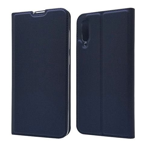 Custodia Portafoglio In Pelle Cover con Supporto per Samsung Galaxy A70S Blu