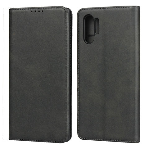 Custodia Portafoglio In Pelle Cover con Supporto per Samsung Galaxy Note 10 Plus 5G Nero