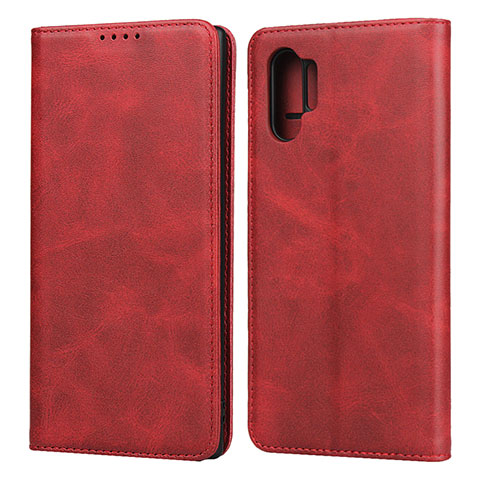 Custodia Portafoglio In Pelle Cover con Supporto per Samsung Galaxy Note 10 Plus 5G Rosso