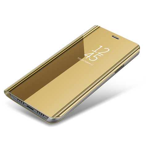 Custodia Portafoglio In Pelle Cover con Supporto per Samsung Galaxy S8 Oro