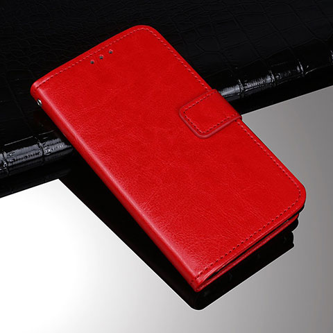 Custodia Portafoglio In Pelle Cover con Supporto per Sony Xperia XA3 Ultra Rosso