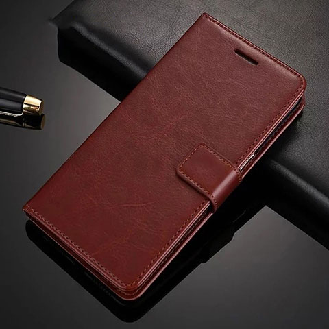 Custodia Portafoglio In Pelle Cover con Supporto per Xiaomi Redmi K30 5G Marrone